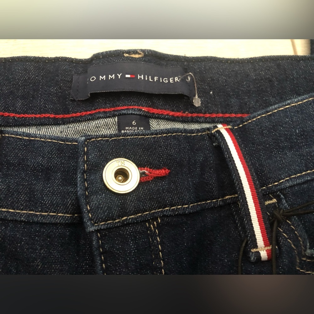 NWT Tommy Hilfiger Jeans Raleigh Highrise Skinny Size 6 - Picture 4 of 10